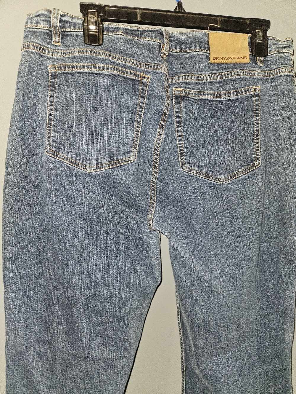 DKNY Womans Blue Bootcut Jeans Size 16R - Picture 10 of 13